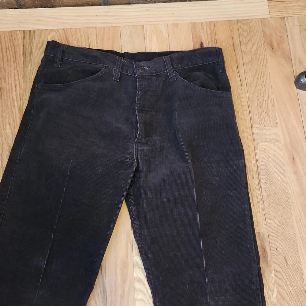 Levis Vintage Brown Corduroy Jeans Size 34 X 36